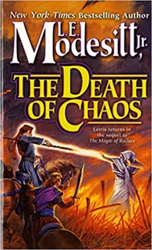 Book cover for "The Death of Chaos" by LE Modesitt Jr