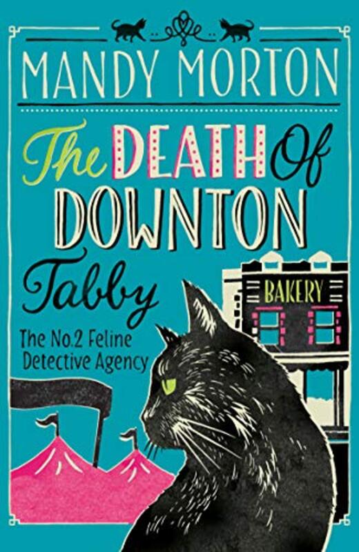 Book cover for "The Death of Downton Tabby" by Mandy Morton