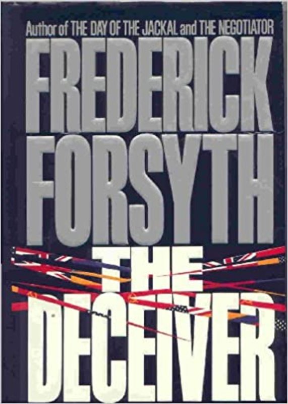 Book cover for "The Deceiver" by Frederick Forsyth