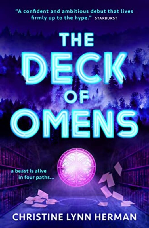 Book cover for "The Deck of Omens" by Christine Lynn Herman