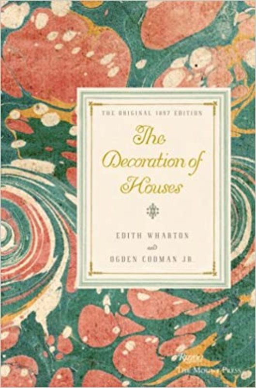 Book cover for "The Decoration of Houses" by Edith Wharton
