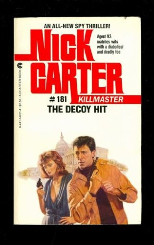 Book cover for "The Decoy Hit" by Nick Carter