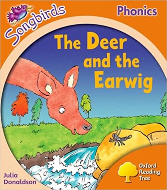 Book cover for "The Deer and the Earwig" by Julia Donaldson