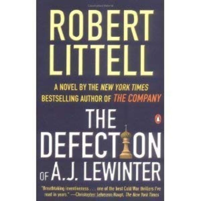 Book cover for "The Defection of A.J. Lewinter" by Robert Littell