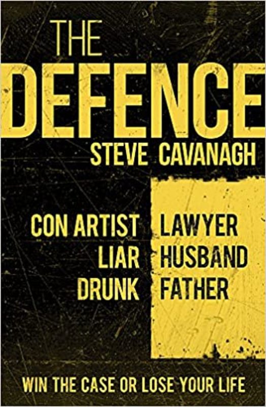 Book cover for "The Defence" by Steve Cavanagh