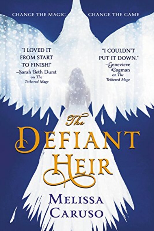 Book cover for "The Defiant Heir" by Melissa Caruso