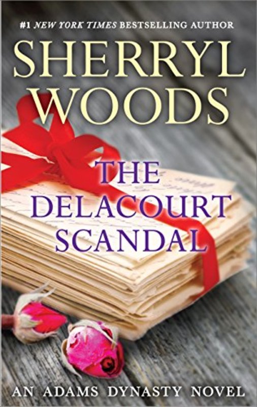 Book cover for "The Delacourt Scandal" by Sherryl Woods