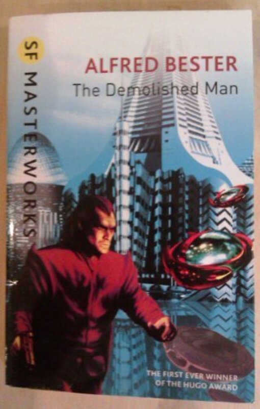Book cover for "The Demolished Man" by Alfred Bester