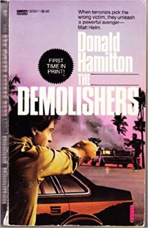 Book cover for "The Demolishers" by Donald Hamilton