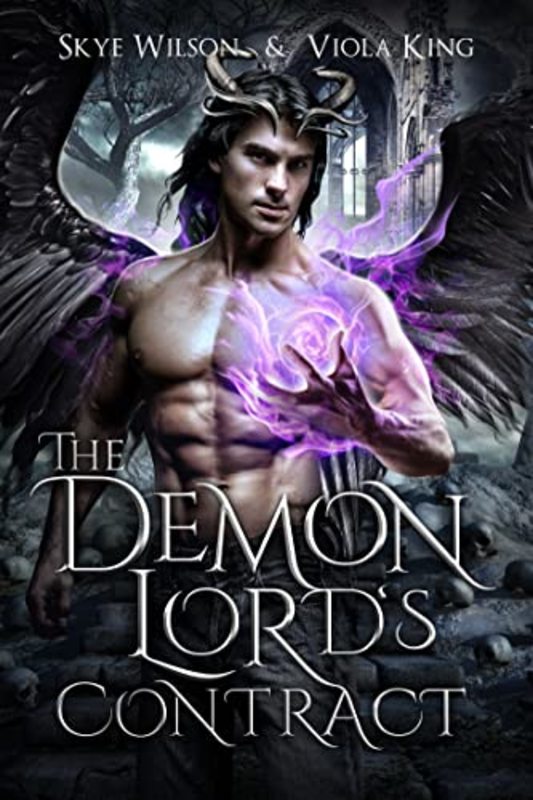 Book cover for "The Demon Lord's Contract" by Skye Wilson