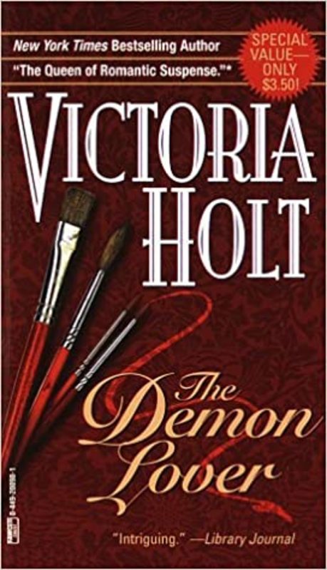 Book cover for "The Demon Lover" by Victoria Holt