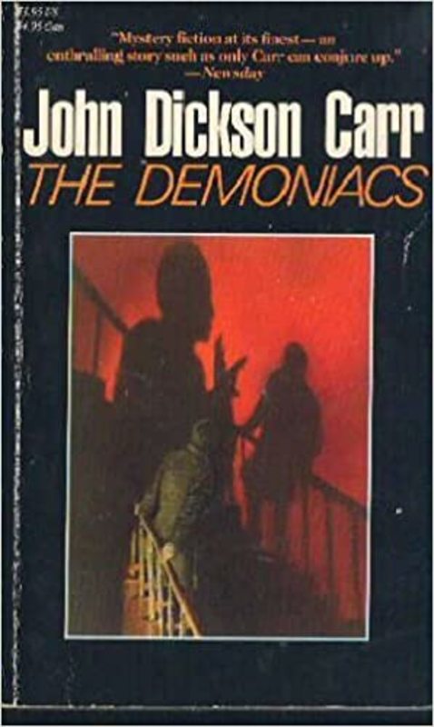 Book cover for "The Demoniacs" by John Dickson Carr
