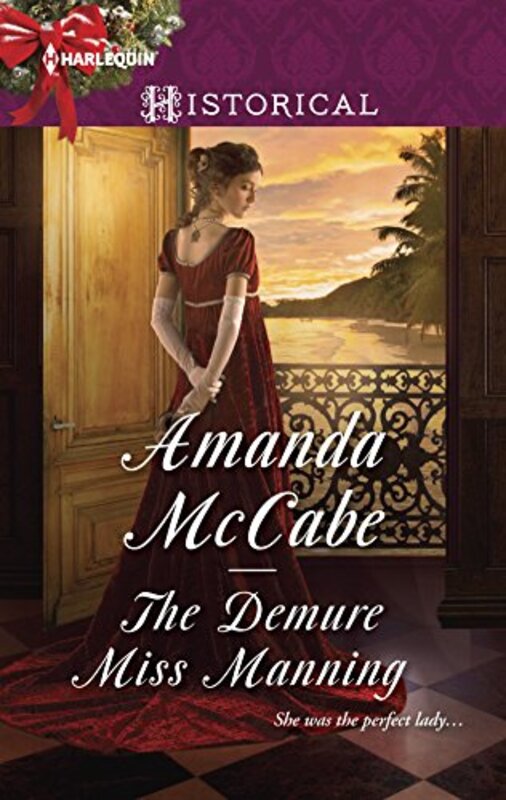Book cover for "The Demure Miss Manning" by Amanda McCabe