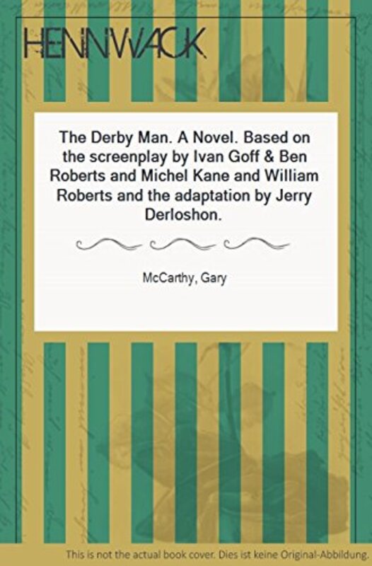 Book cover for "The Derby Man" by Gary McCarthy