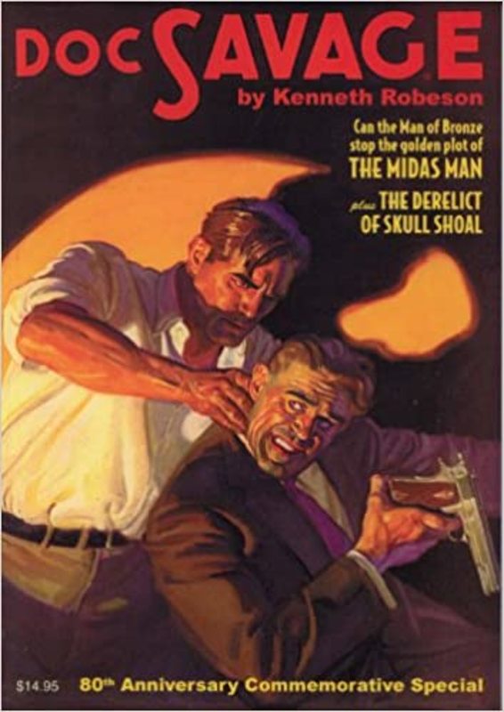 Book cover for "The Derelict of Skull Shoal" by Lester Dent