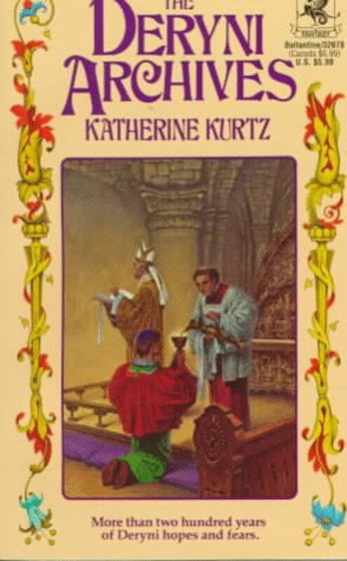 Book cover for "The Deryni Archives" by Katherine Kurtz