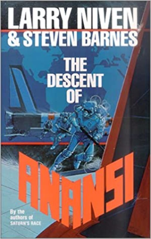 Book cover for "The Descent of Anansi" by Steven Barnes
