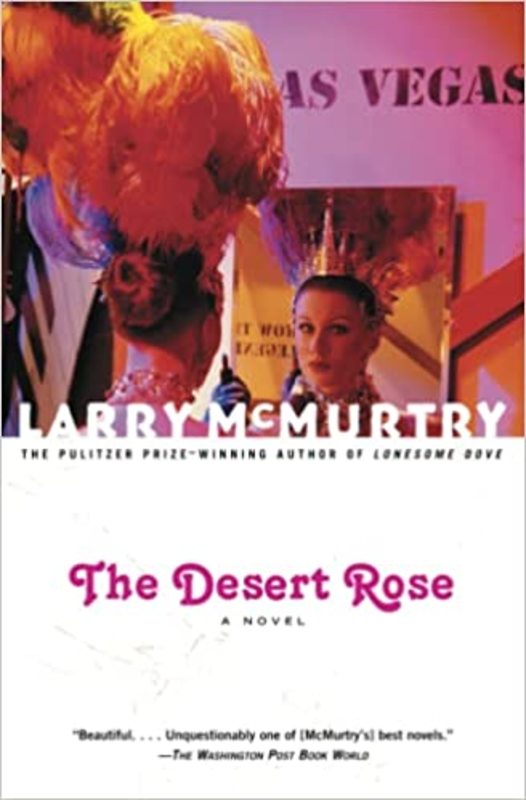 Book cover for "The Desert Rose" by Larry McMurtry
