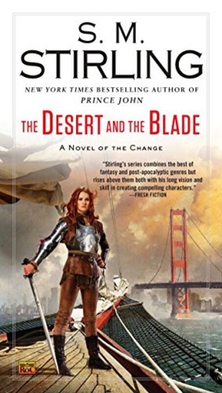 Book cover for "The Desert and the Blade" by SM Stirling