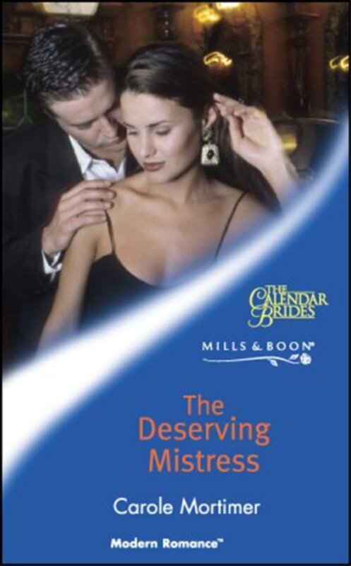 Book cover for "The Deserving Mistress" by Carole Mortimer