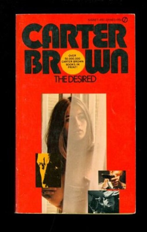 Book cover for "The Desired" by Carter Brown