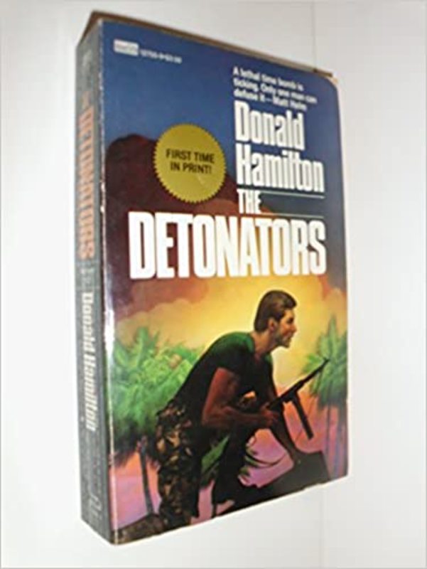 Book cover for "The Detonators" by Donald Hamilton