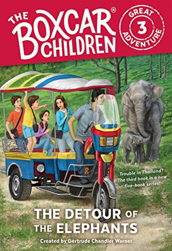 Book cover for "The Detour of the Elephants" by Gertrude Chandler Warner