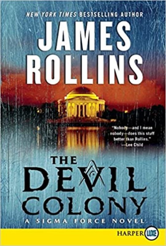 Book cover for "The Devil Colony" by James Rollins