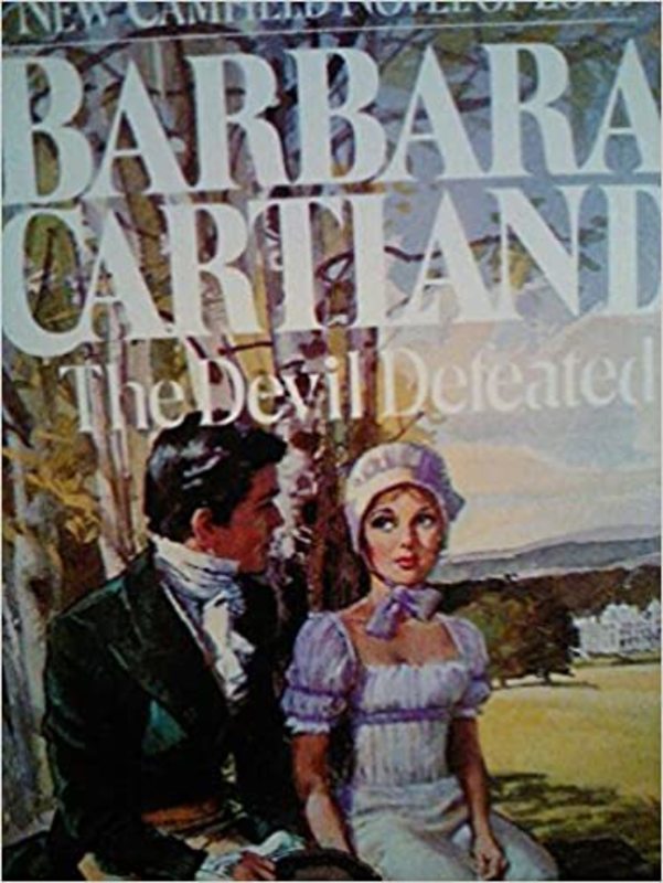 Book cover for "The Devil Defeated" by Barbara Cartland