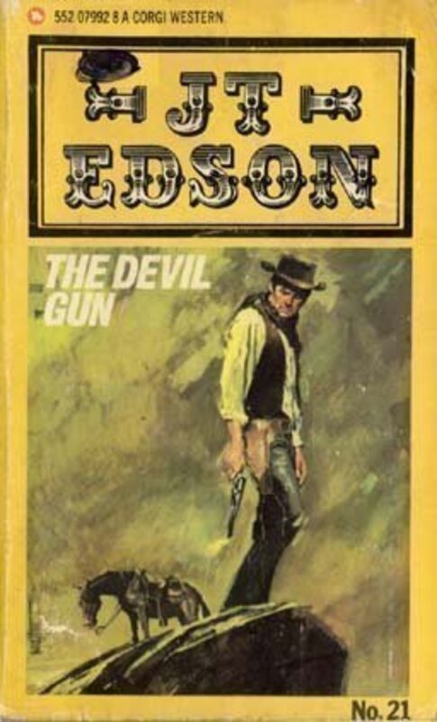 Book cover for "The Devil Gun" by JT Edson