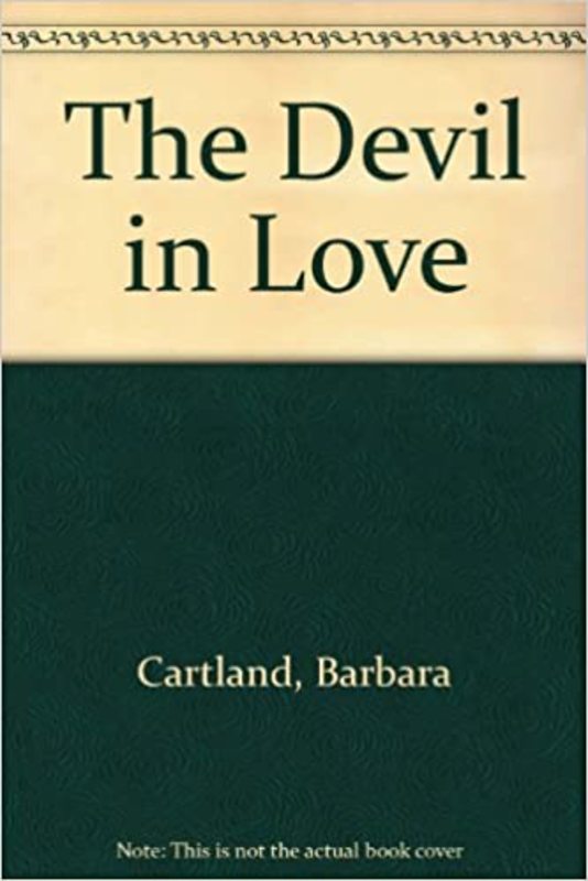 Book cover for "The Devil In Love" by Barbara Cartland