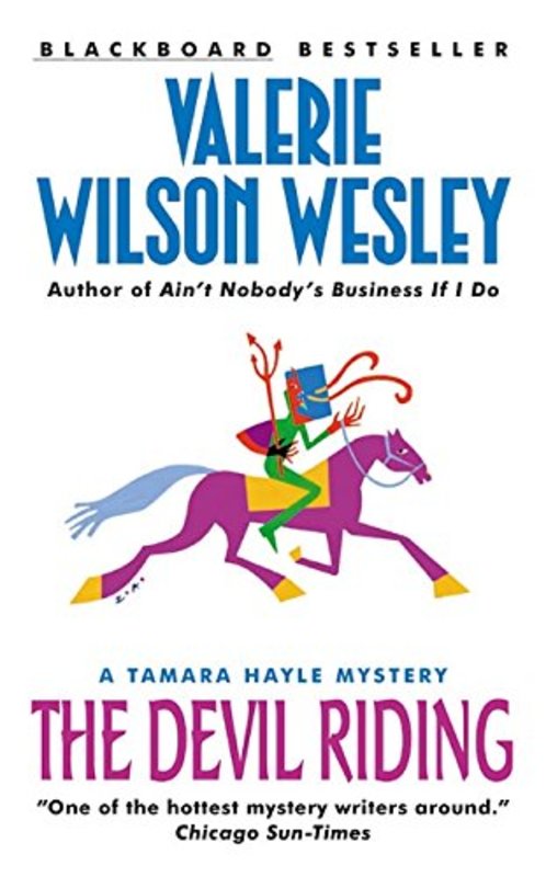 Book cover for "The Devil Riding" by Valerie Wilson Wesley