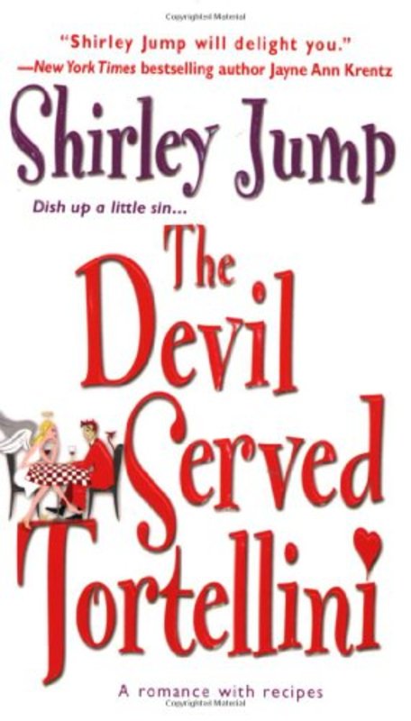 Book cover for "The Devil Served Tortellini" by Shirley Jump
