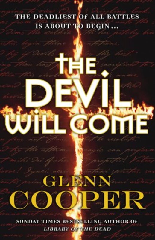 Book cover for "The Devil Will Come" by Glenn Cooper
