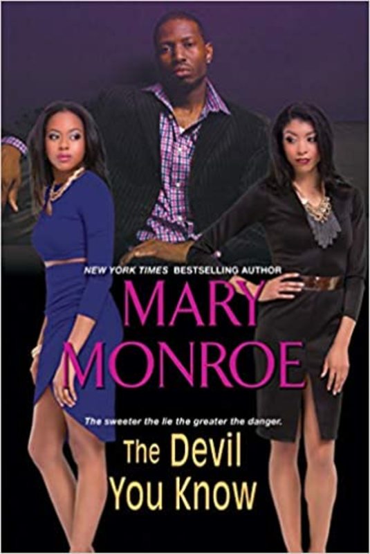 Book cover for "The Devil You Know" by Mary Monroe