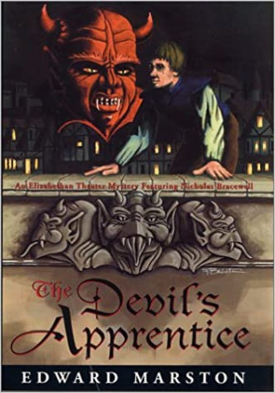 Book cover for "The Devil's Apprentice" by Edward Marston