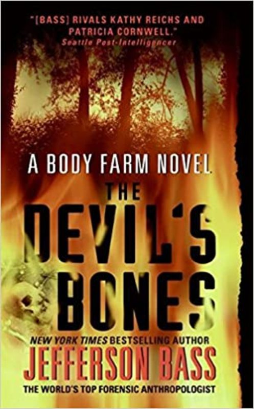 Book cover for "The Devil's Bones" by Jefferson Bass