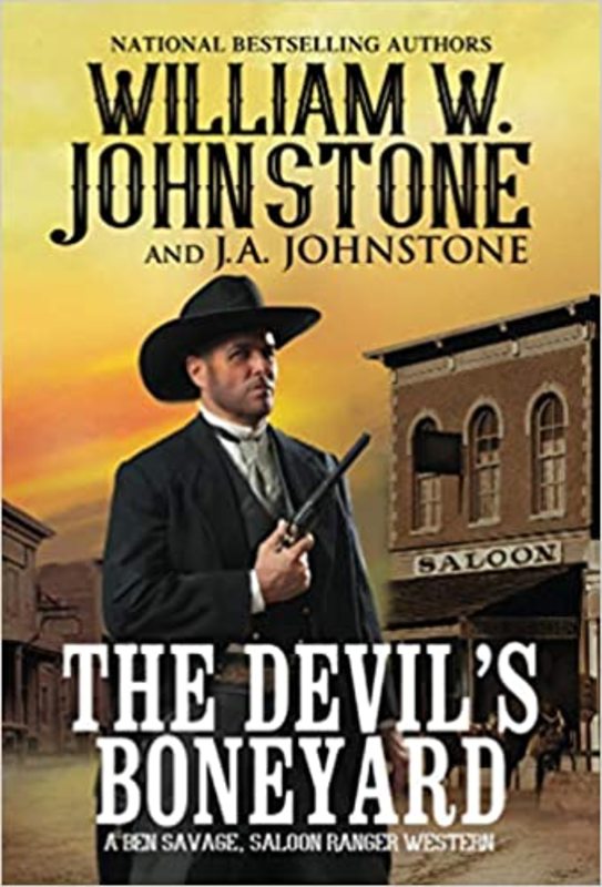 Book cover for "The Devil's Boneyard" by J A Johnstone