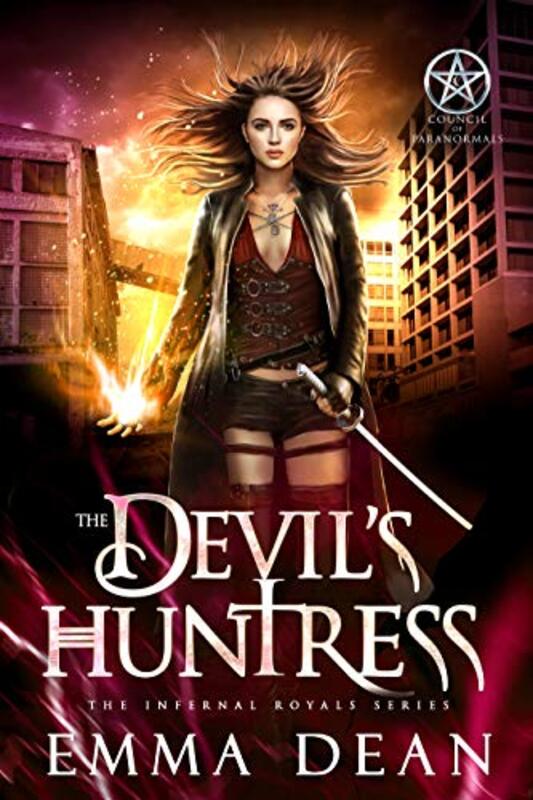 Book cover for "The Devil's Huntress" by Emma Dean