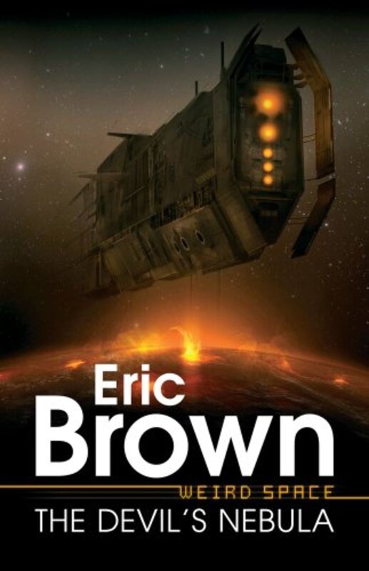 Book cover for "The Devil's Nebula" by Eric Brown