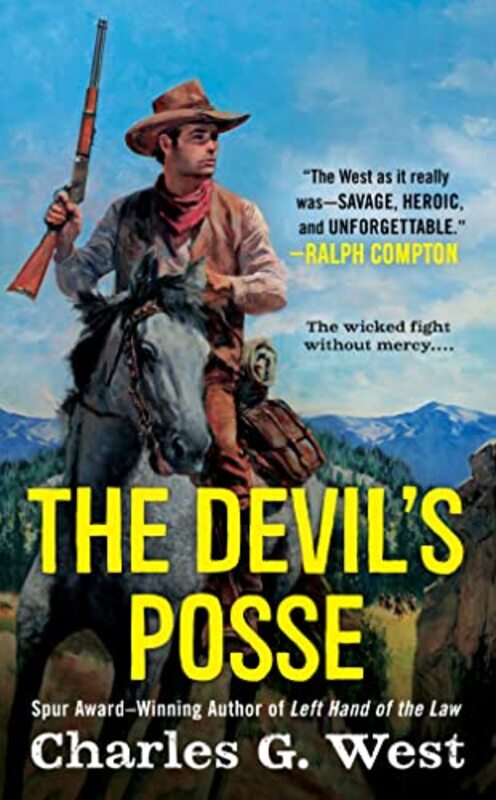 Book cover for "The Devil's Posse" by Charles G West