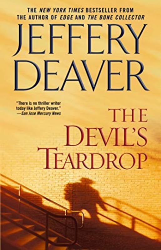 Book cover for "The Devil's Teardrop" by Jeffery Deaver