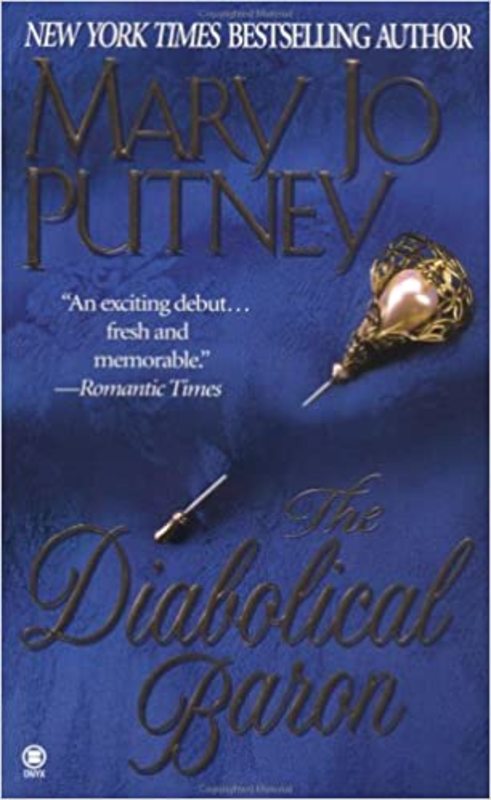 Book cover for "The Diabolical Baron" by Mary Jo Putney
