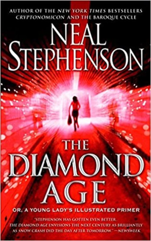 Book cover for "The Diamond Age" by Neal Stephenson