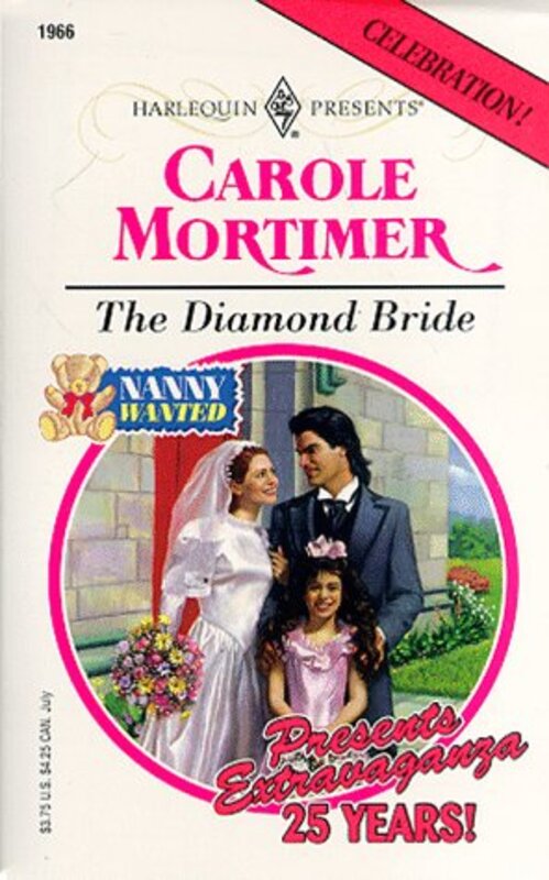 Book cover for "The Diamond Bride" by Carole Mortimer