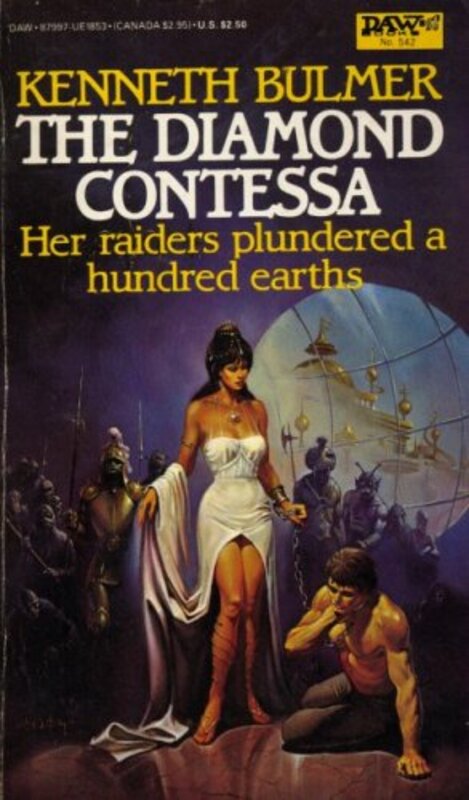 Book cover for "The Diamond Contessa" by Kenneth Bulmer