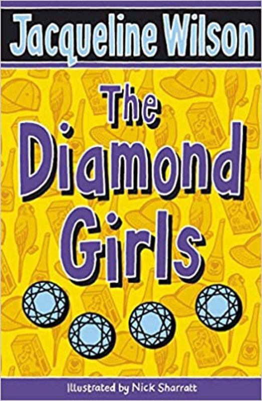 Book cover for "The Diamond Girls" by Jacqueline Wilson