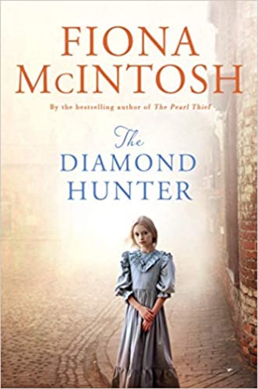 Book cover for "The Diamond Hunter" by Fiona McIntosh
