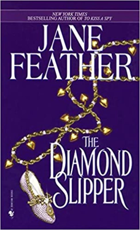 Book cover for "The Diamond Slipper" by Jane Feather