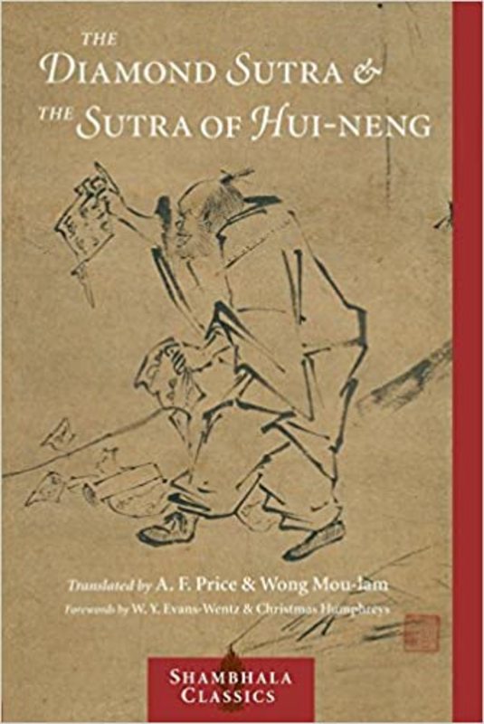Book cover for "The Diamond Sutra and The Sutra of Hui-neng" by Wong Mou-Lam